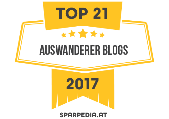 Banner für Top 21 Auswanderer Blogs 2017
