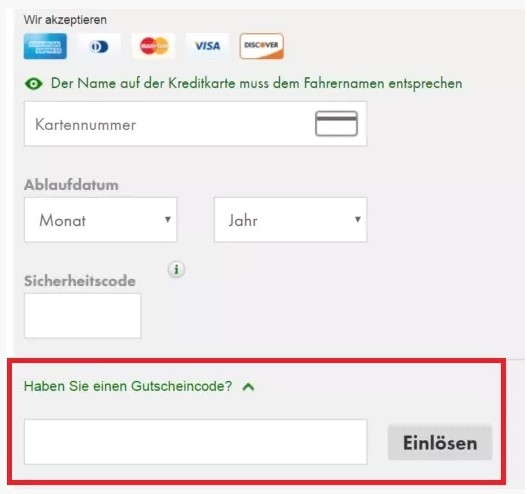 ? Europcar Gutscheincode Österreich | Jänner 2024