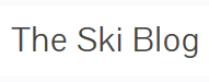 Top 20 Ski Blogs 2019 skiblog